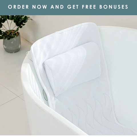 Almohada de baño de cuerpo completo de LuxeBath™ + obsequios gratis