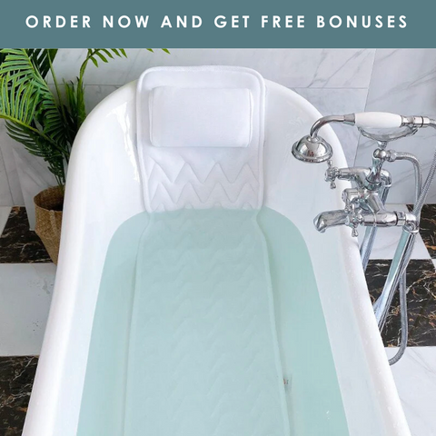 Almohada de baño de cuerpo completo de LuxeBath™ + obsequios gratis