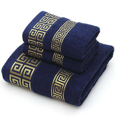 Cotton Plush Towel Set by LUXEBATH™