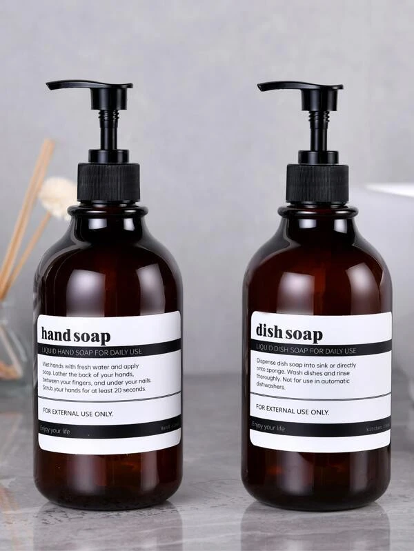 Reusable Shampoo Bottles By LuxeBath™