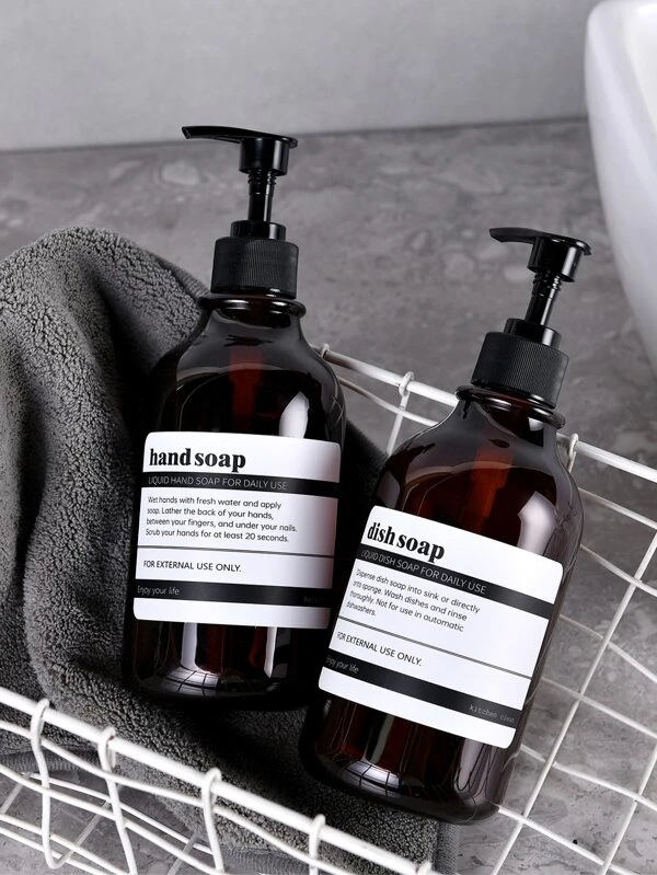 Reusable Shampoo Bottles By LuxeBath™